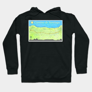 Camino de Santiago - Camino Frances / The French Way Hoodie